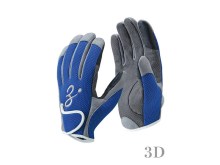 Zenaq 3D Short Glove - Blue 