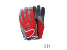 Zenaq 3D Short Glove - Red 