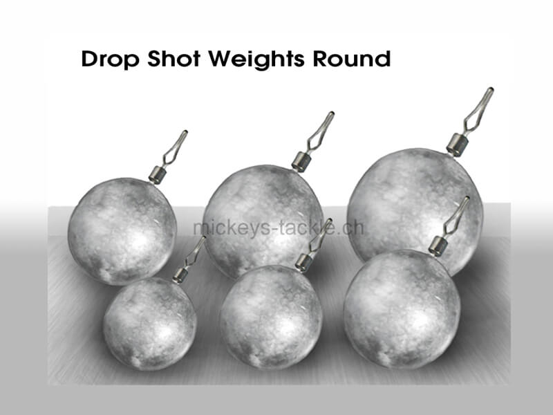 Blei Round Drop Shot Weight 