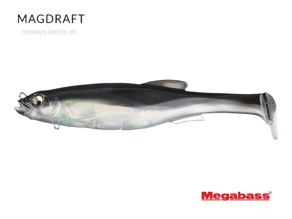 Megabass Magdraft Silver Shad 6 inch