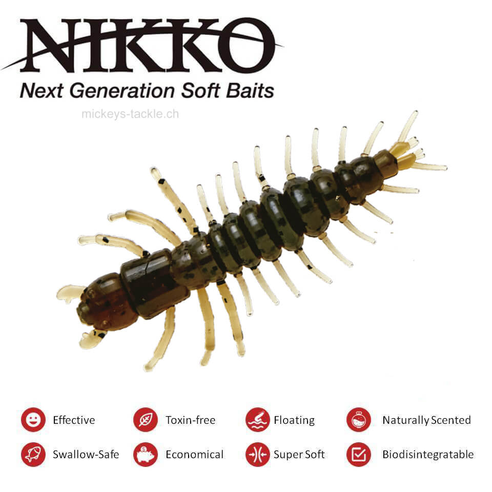 NIKKO ZAZA HELLGRAMMITE - Next Generation Soft Baits
