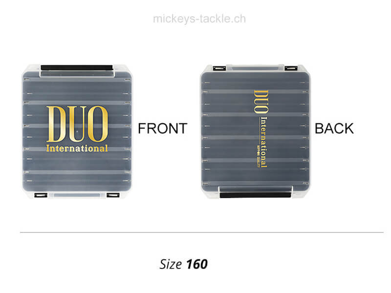 DUO Reversible Lure Case - 160 Pearl Black / Gold