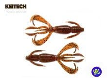 Keitech Crazy Flapper, CT17 Motoroil PP Red