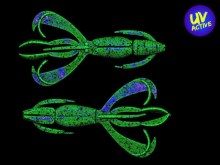 Keitech Crazy Flapper, CT17 Motoroil PP Red