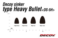 DECOY Sinker Type Heavy Bullet DS-5H
