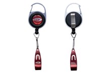 O.S.P Carabiner Clip Reel Line Cutter - Red