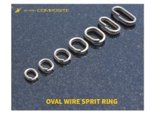 Studio Composite Oval Wire Split Ring