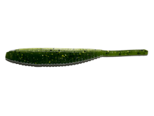 Gary Yamamoto Shad Shape Worm 323 Watermelon /Black & Gold