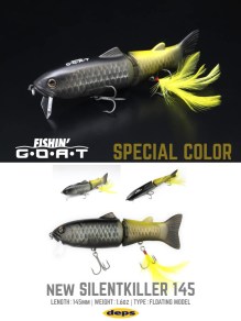 DEPS Silent Killer 145 Fishin' GOAT" Special Color