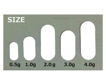 Zappu Board Weight R Cut Pearl White